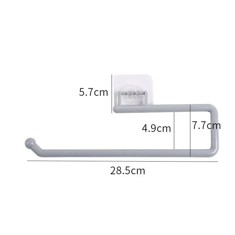 PunchFree Wall Mounted Paper Towel And Toilet Roll Holder 13