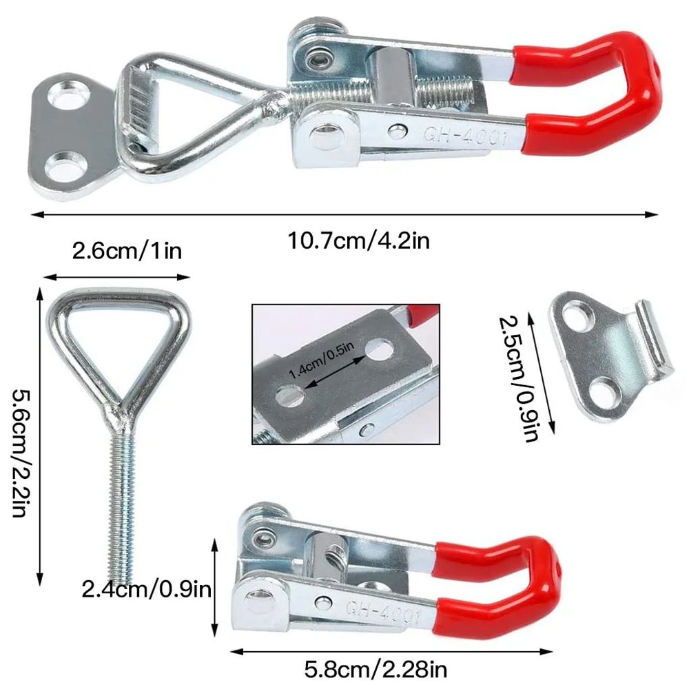 Adjustable Heavy Duty Toggle Latch Clamp Set 9