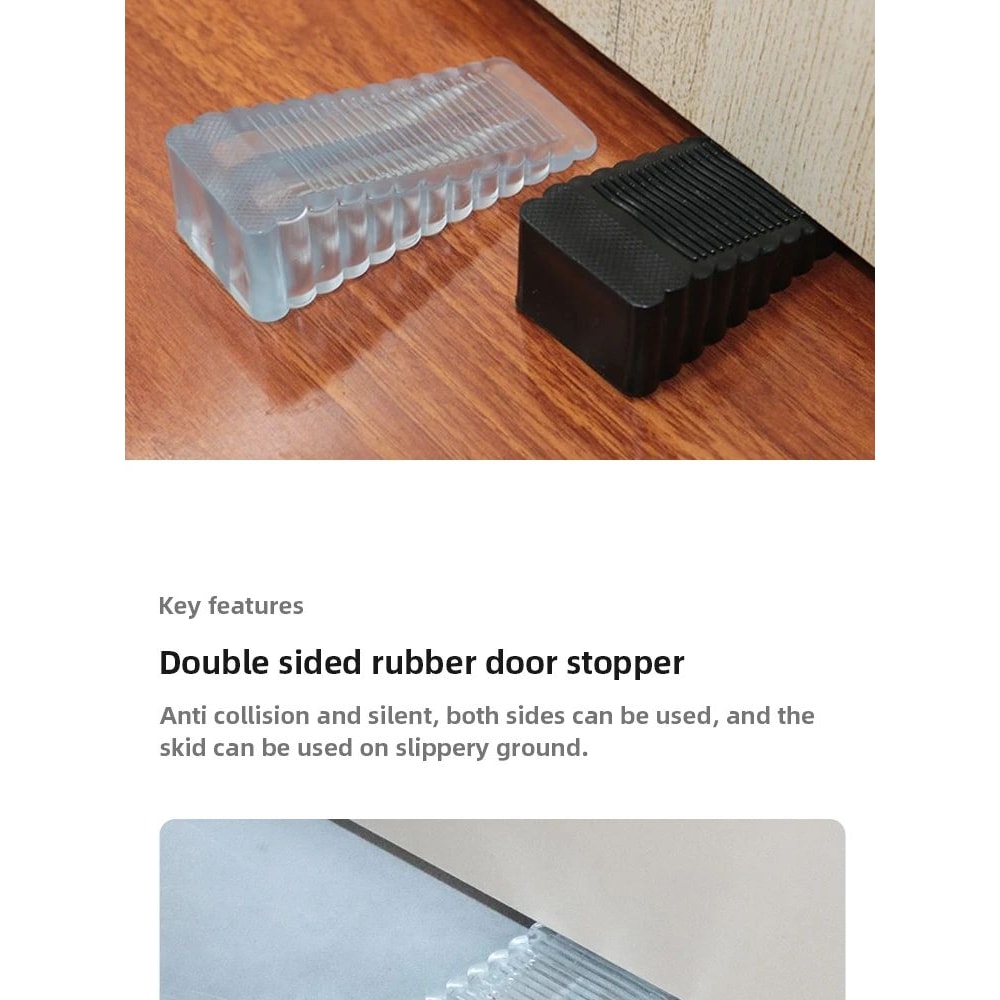 Silicone Door Stopper Wedge For Home And Office Safety 7