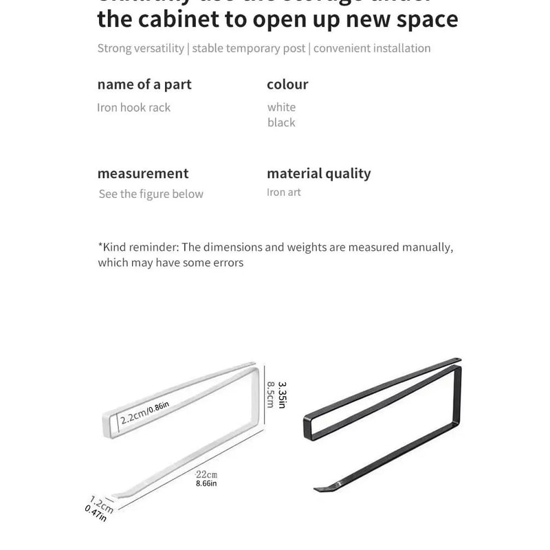 NoPunch Paper Roll And Cling Film Storage Rack 8