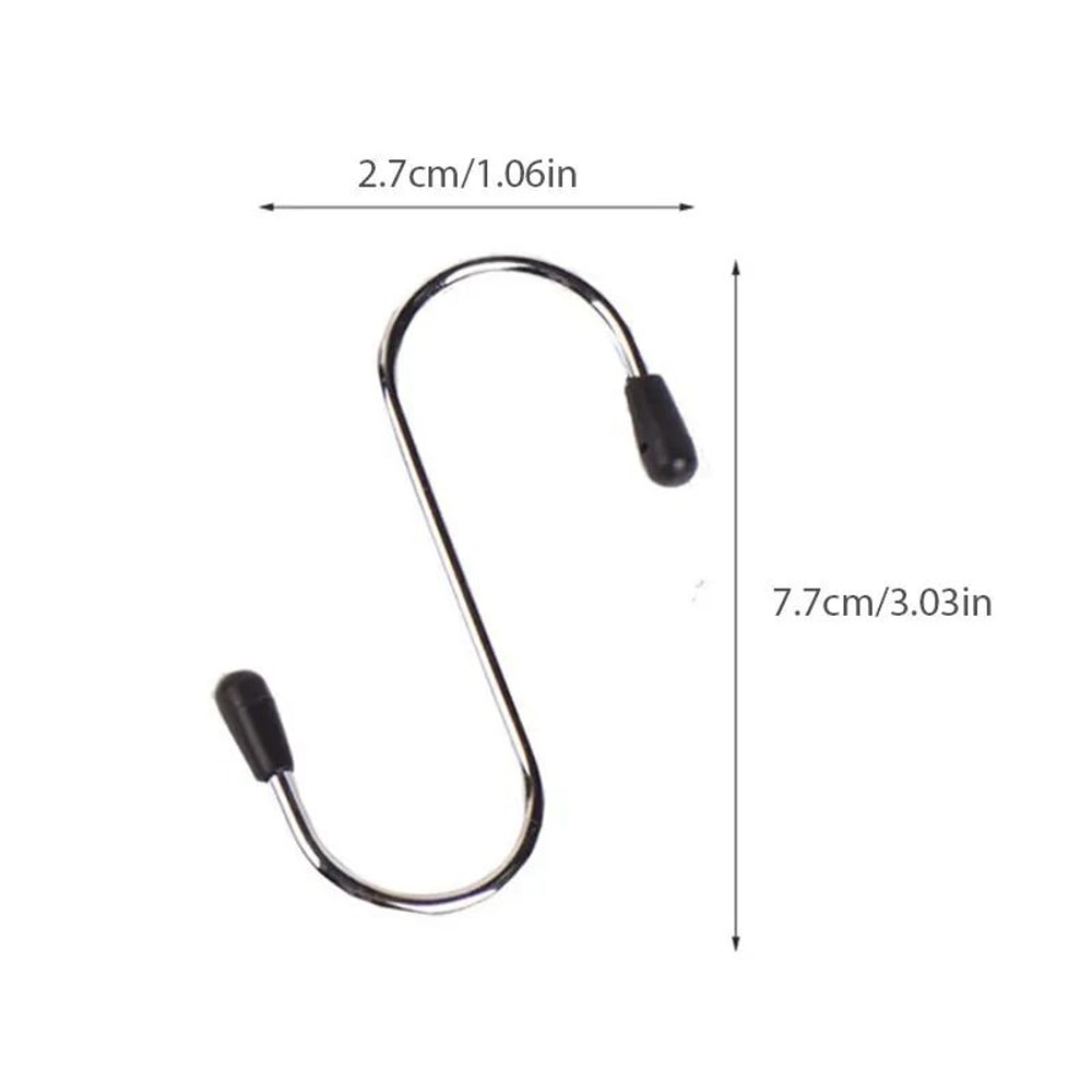 Stainless Steel S Shaped Hanging Hooks For Home Storage 5