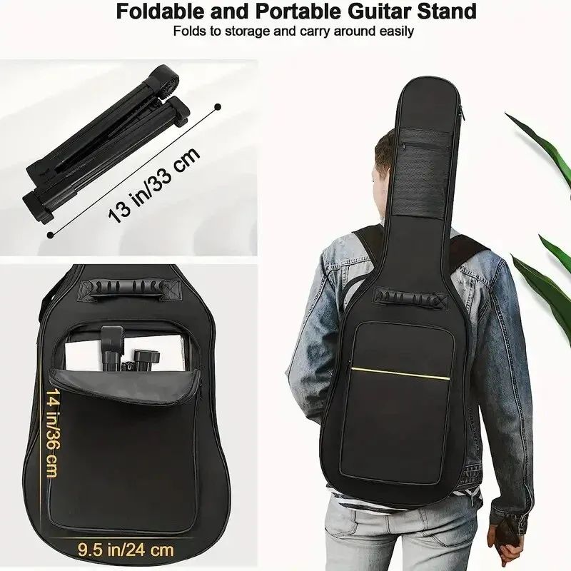 Portable Folding Guitar Stand For Acoustic Electric And Bass 3
