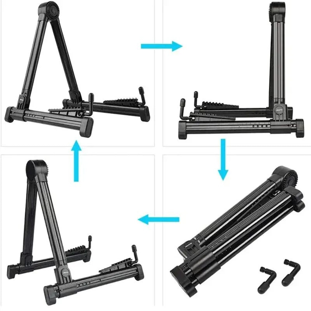 Portable Folding Guitar Stand For Acoustic Electric And Bass 5