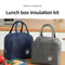 Insulated Canvas Lunch Tote Bag 6