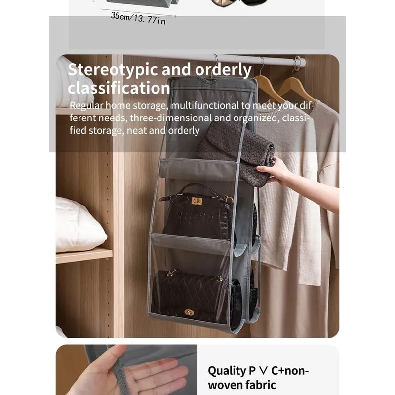 Hanging Handbag Closet Organizer 7
