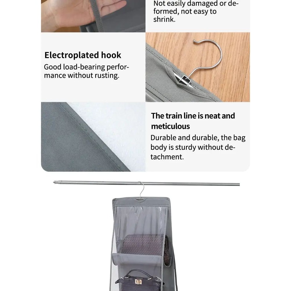 Hanging Handbag Closet Organizer 8