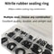200 Pcs Rubber O Ring Seal Assortment Kit 6