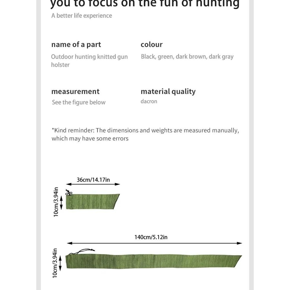 Knitted Gun Sock Storage Cover 5