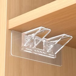 self adhesive shelf support clips
