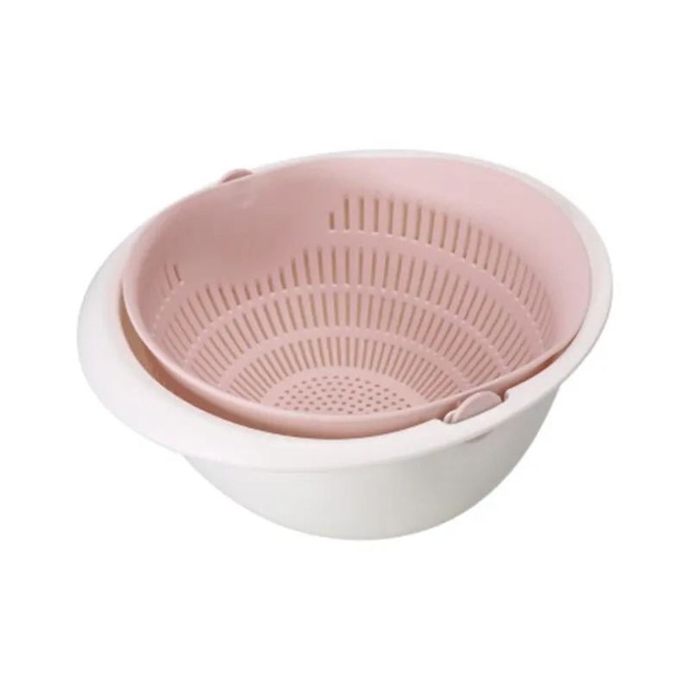 Double Layer Fruit Washing Basket 12