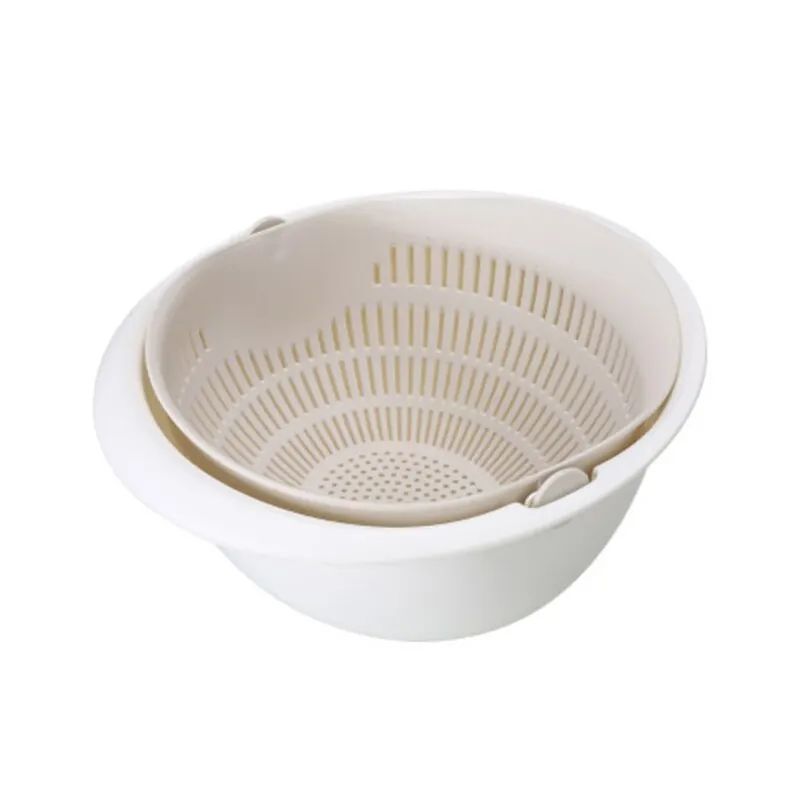 Double Layer Fruit Washing Basket 13