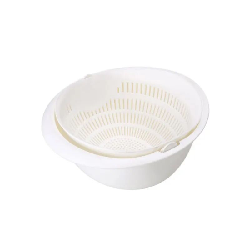 Double Layer Fruit Washing Basket 14