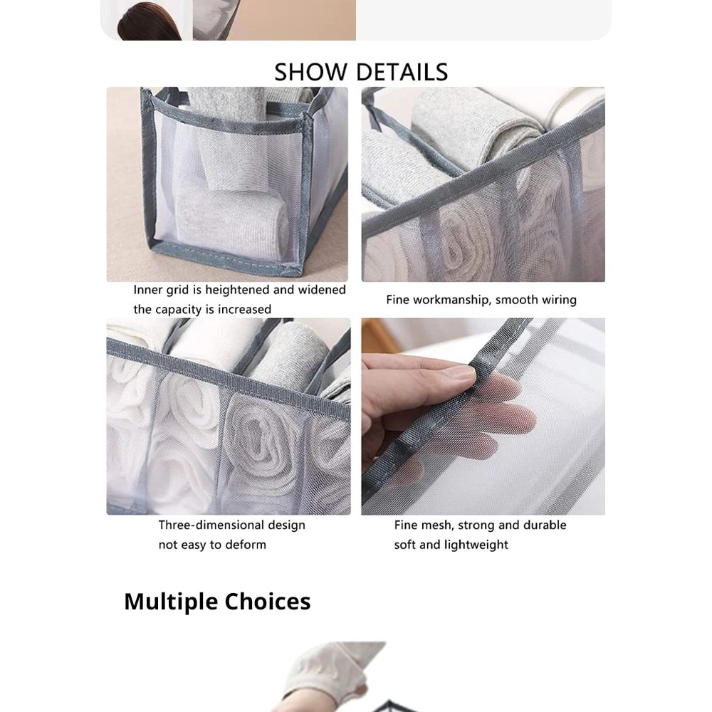 Collapsible Underwear Storage Organizer 6