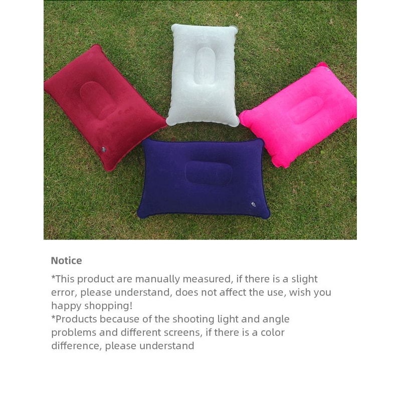 Portable Inflatable Travel Air Pillow 12