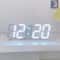 3D LED Digital Wall Clock 2