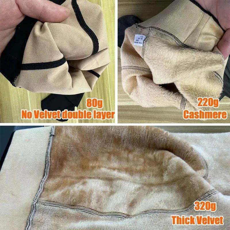 Warm Velvet High Waisted Tights 19