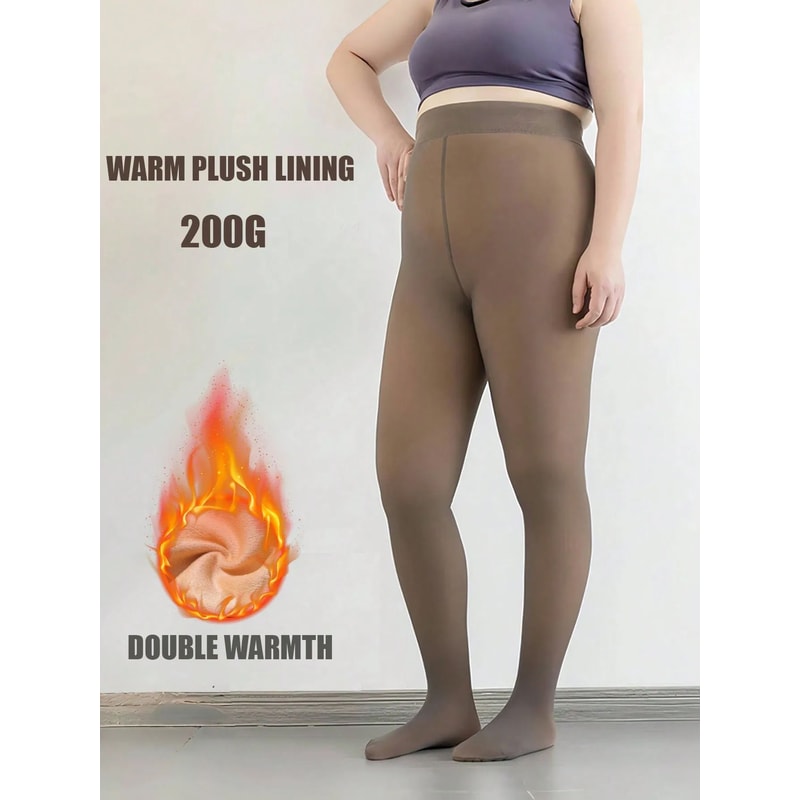 Warm Velvet High Waisted Tights 12