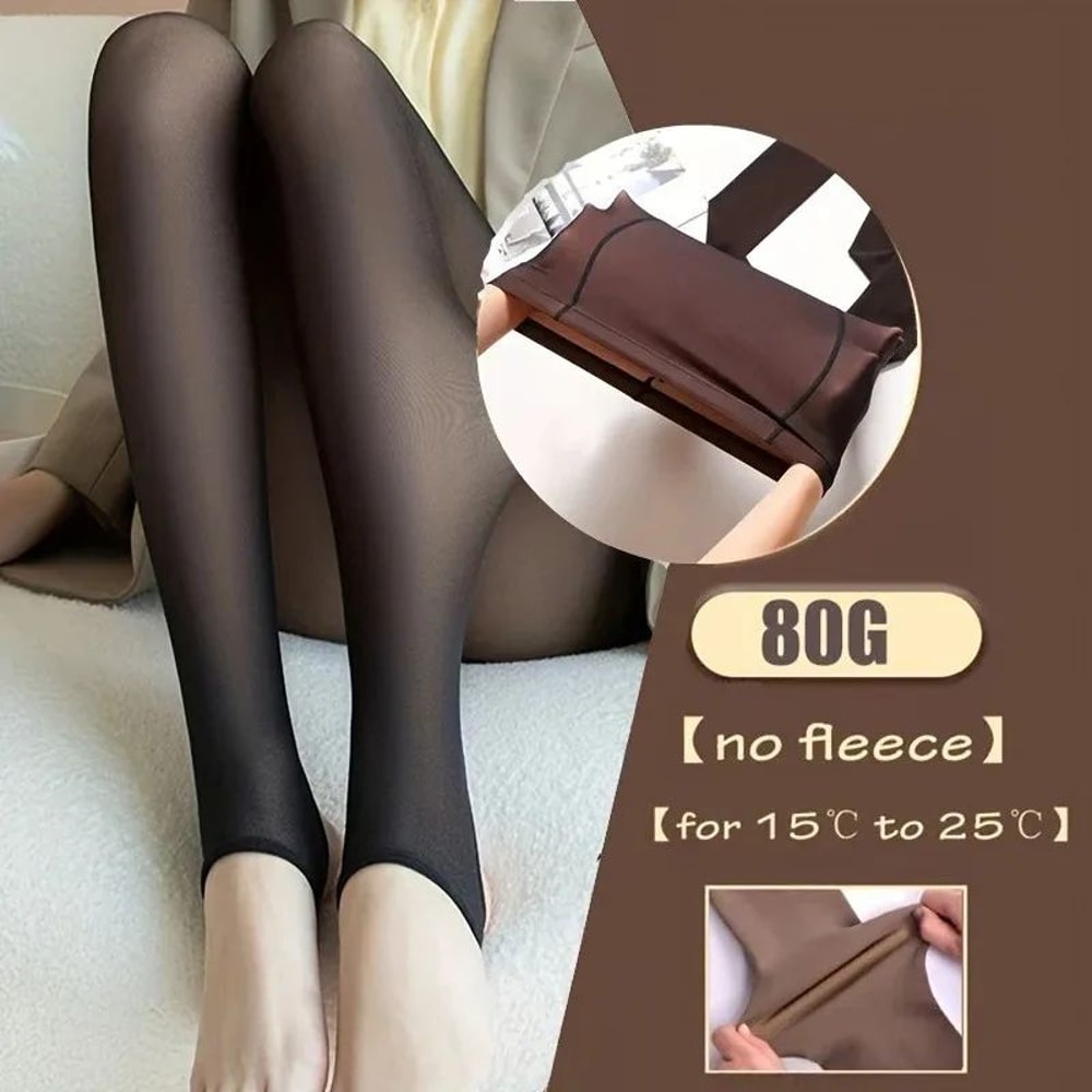 Warm Velvet High Waisted Tights 15