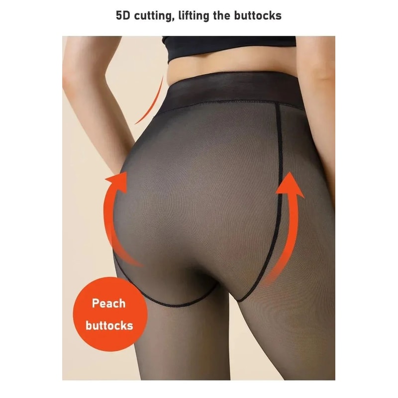 Warm Velvet High Waisted Tights 23