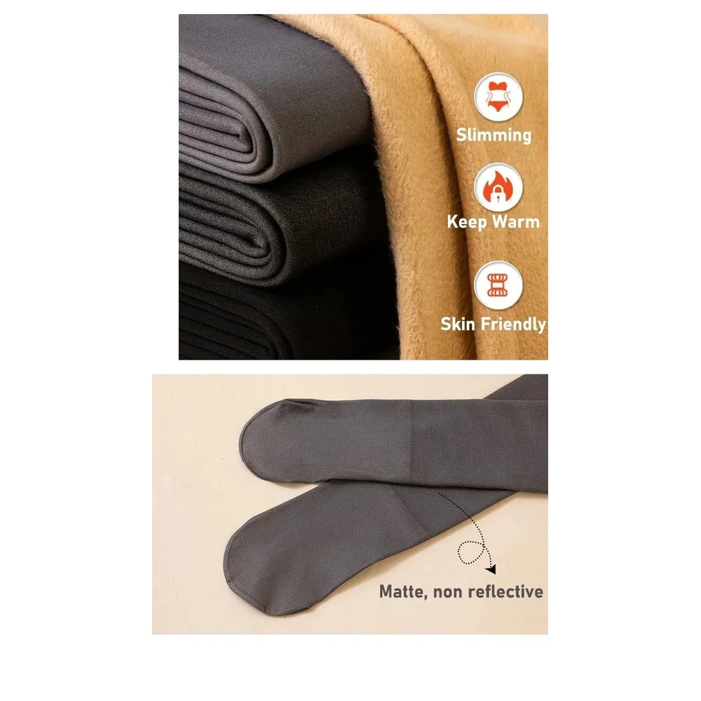 Warm Velvet High Waisted Tights 24