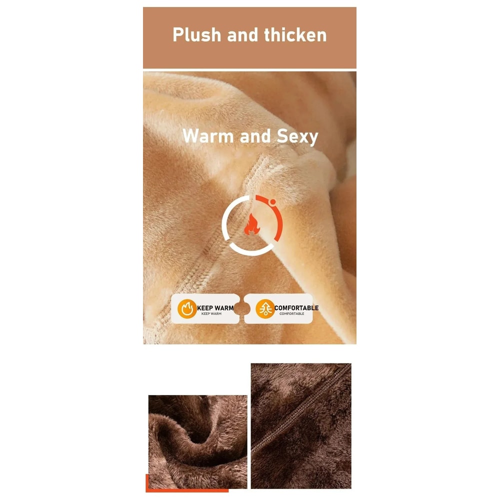 Warm Velvet High Waisted Tights 25