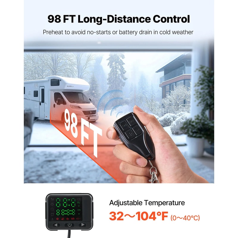 8KW Diesel Air Heater With Remote Control 3