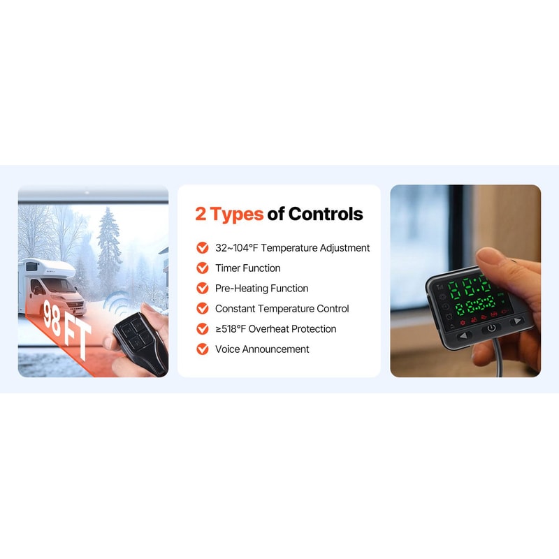 8KW Diesel Air Heater With Remote Control 6