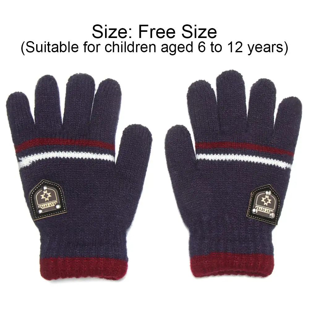 Warm Knitted Winter Gloves For Kids 5