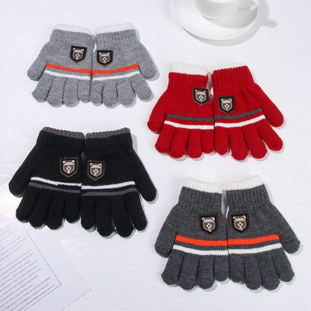 Warm Knitted Winter Gloves For Kids 6