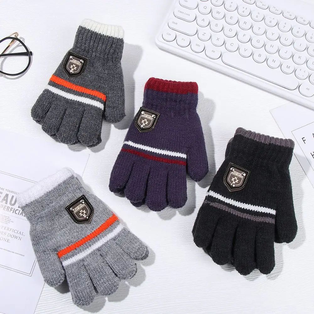 Warm Knitted Winter Gloves For Kids 7