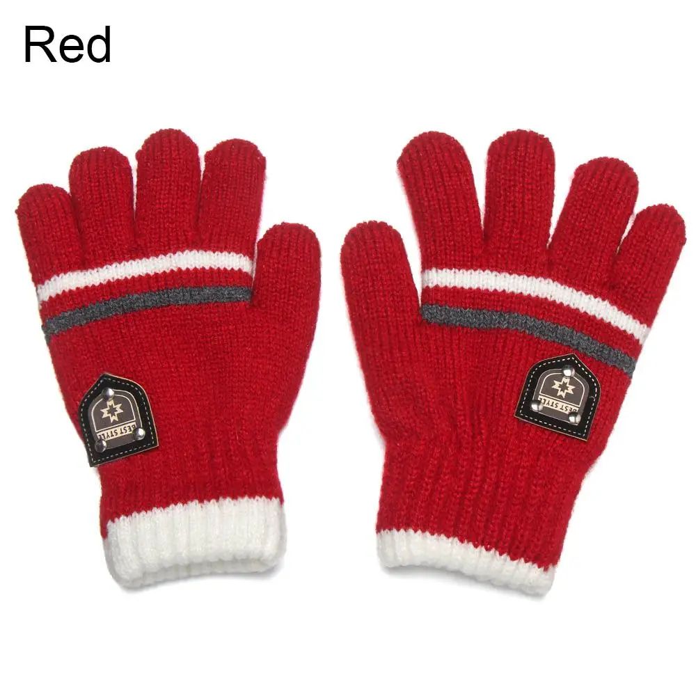 Warm Knitted Winter Gloves For Kids 14