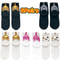 Cartoon Cat Egg Couple Cotton Socks 22