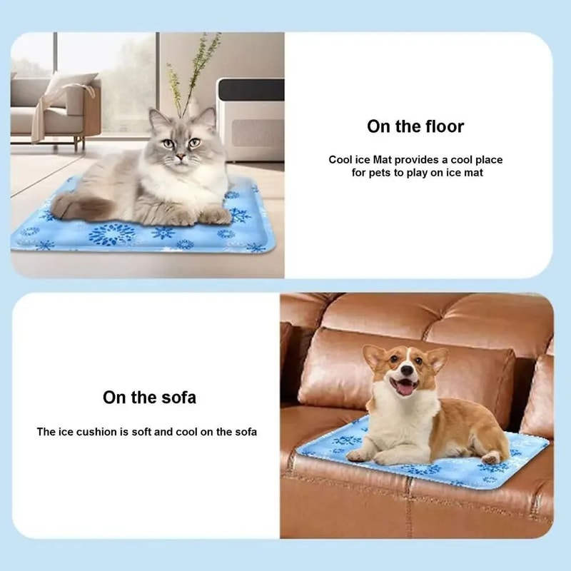 Cooling Pet Bed Mat For Cats And Dogs 8