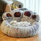 Bear Paw Shape Cozy Pet Sofa Bed 3