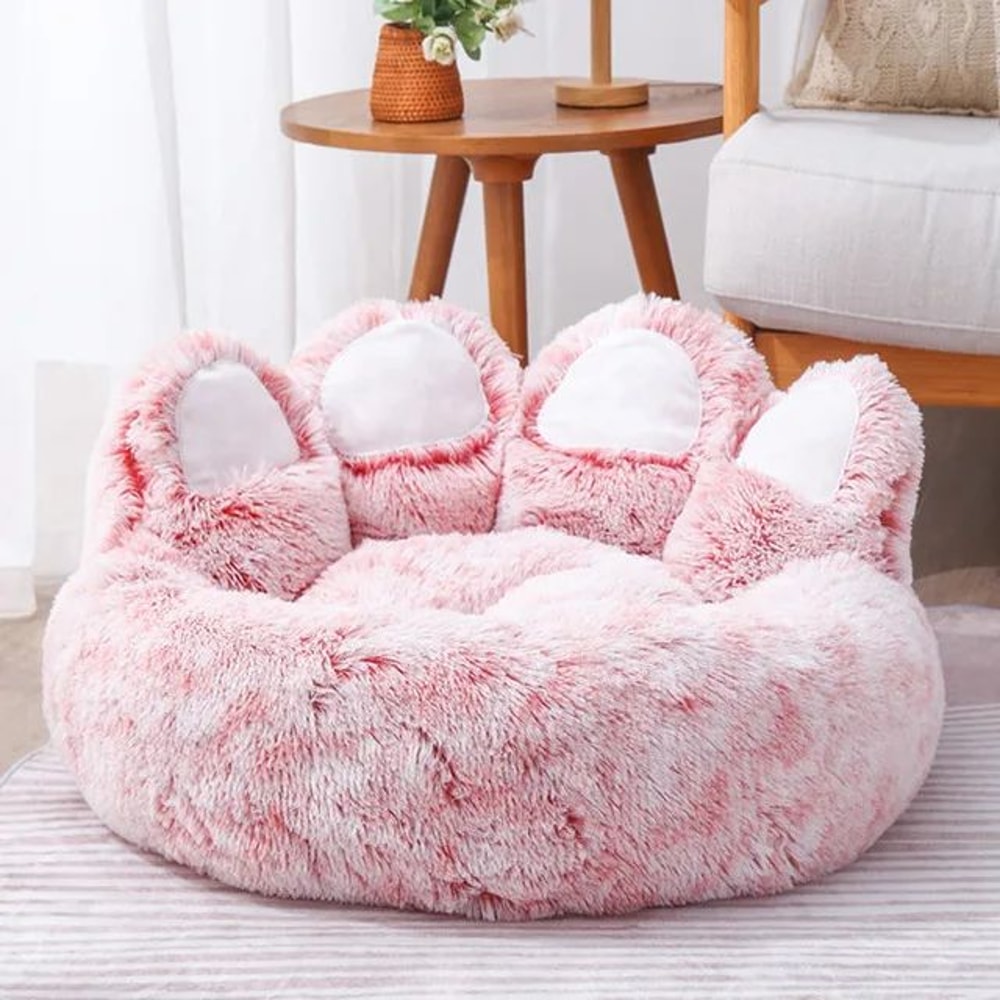 Bear Paw Shape Cozy Pet Sofa Bed 10