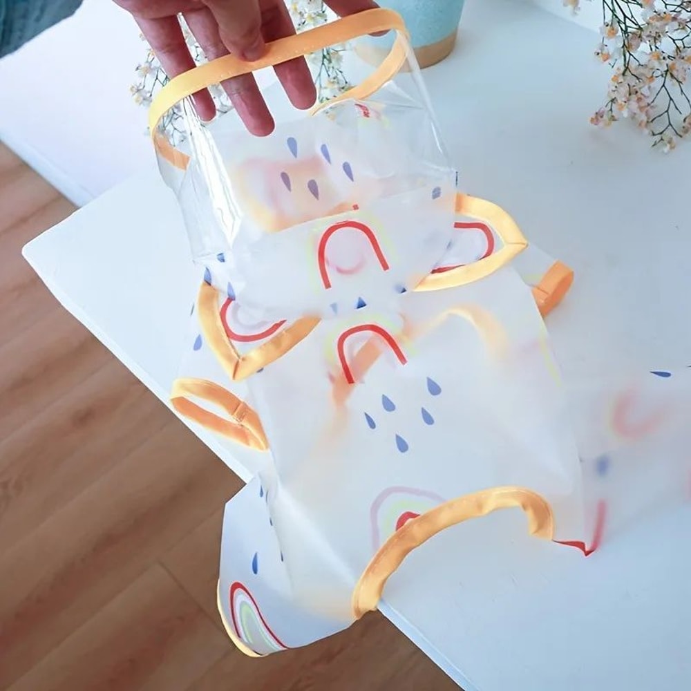 Waterproof Hooded Dog Raincoat 4