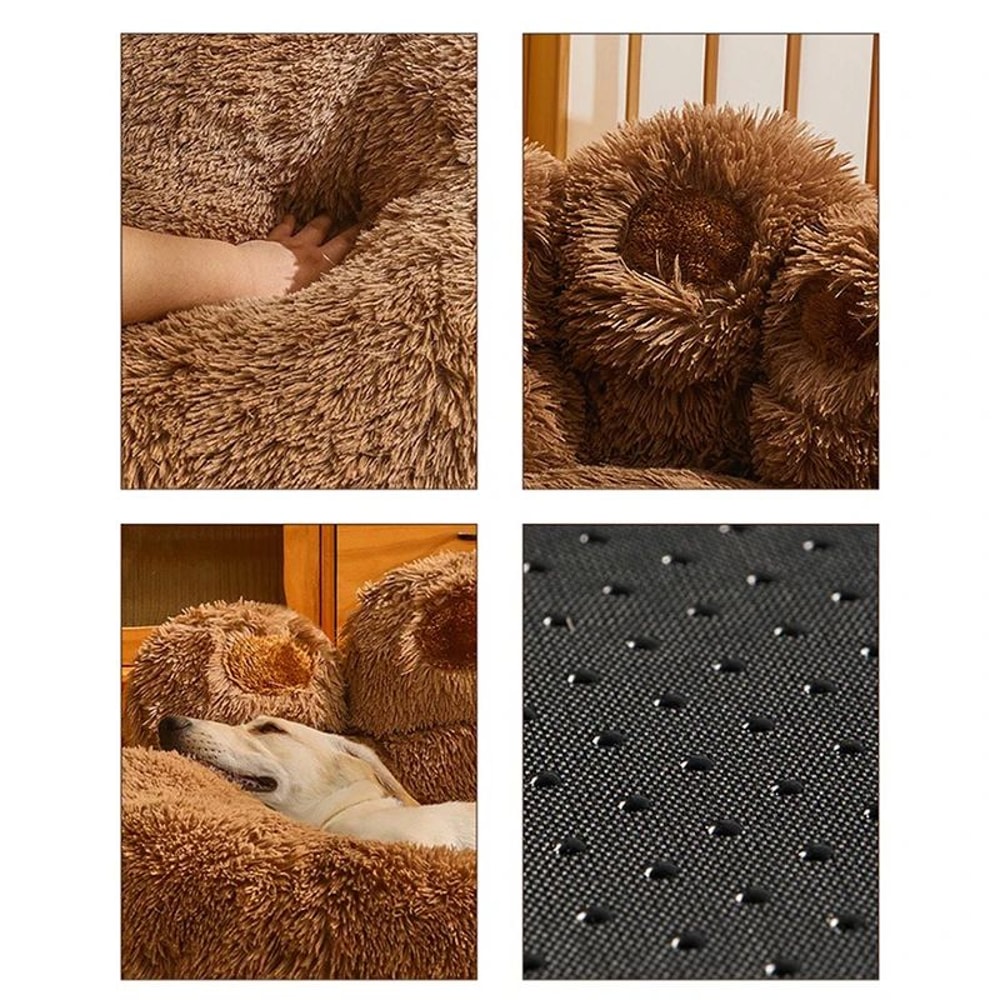 Winter Plush Pet Sofa Bed Mat 5