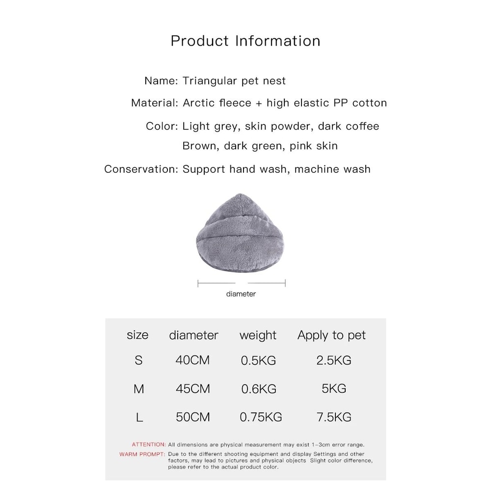 Plush Washable Pet Sofa Bed 6