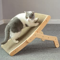wooden 3 in 1 cat scratcher bed
