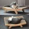 Wooden 3 In 1 Cat Scratcher Bed 1