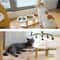 Adjustable Wooden Pet Bowl Stand Set 0