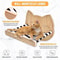 Wall Mounted Wooden Cat Climbing Hammock Set 4