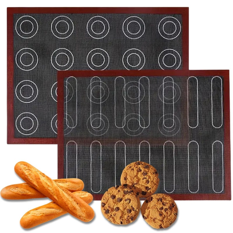 Perforated Silicone Baking Mat For Cookies 0