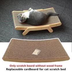 replaceable corrugated cat scratcher board
