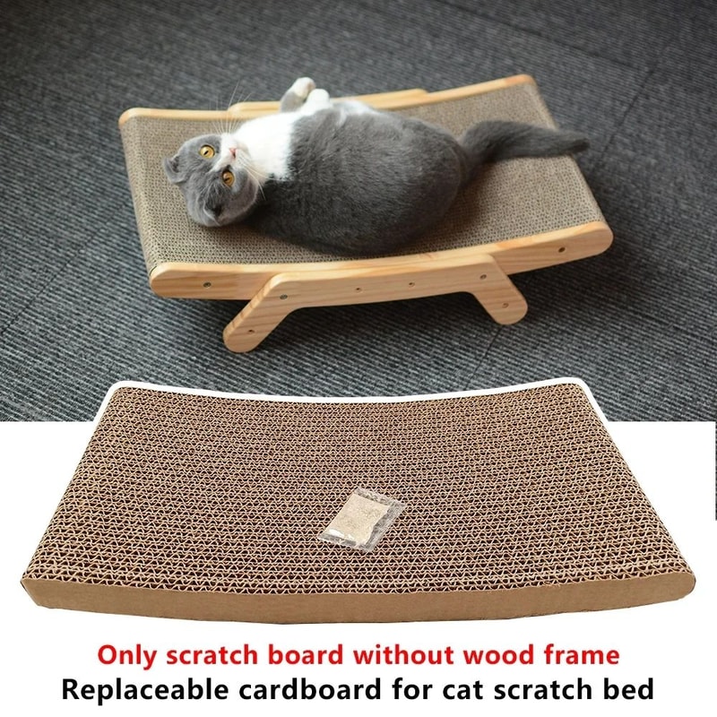 Replaceable Corrugated Cat Scratcher Board 0