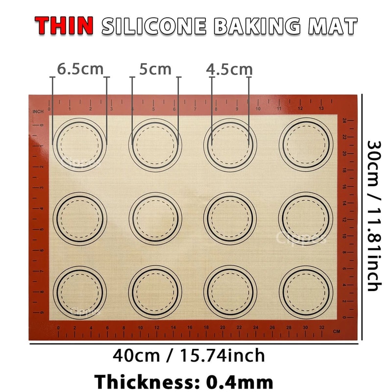 Non Stick Silicone Baking Mat Sheet 18