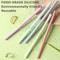 Reusable Silicone Drinking Straws Set 2