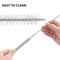 Reusable Silicone Drinking Straws Set 7