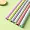 Reusable Silicone Drinking Straws Set 8
