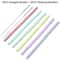 Reusable Silicone Drinking Straws Set 10